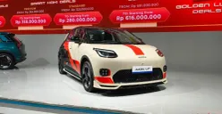 GAC Indonesia hadir di IIMS 2026 dengan AION UT mulai Rp280 juta. (Sumber: Poskota/Dimas Prasettyo)