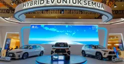 Toyota hadirkan jajaran model Hybrid EV terbaru di IIMS 2026. (Sumber: Poskota/Dimas Prassetyo)