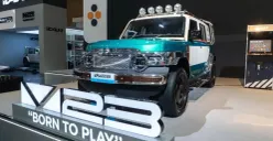 Mobil listrik iCAR V23 resmi meluncurkan merek di Indonesia lewat IIMS 2026, JIExpo, Kemayoran, Jakarta Pusat. (Sumber: Dok. iCAR)