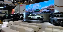 Varian mobil listrik BAIC BJ30 HEV di IIMS 2026, JIExpo, Kemayoran, Jakarta Pusat. (Sumber: Dok. BAIC)