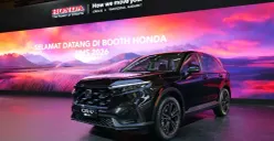 Honda melakukan penyegaran sejumlah model, termasuk CR-V e:HEV di IIMS 2026, JIExpo, Kemayoran, Jakarta Pusat. (Sumber: Dok. Honda)