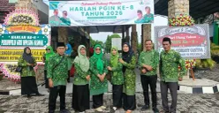 Para guru madrasah inpassing saat menghadiri acara Harlah PGIN ke 8 tahun. (Sumber: Dok. PGIN Banten)