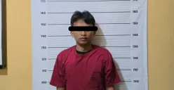 Tampang pelaku begal sadis di wilayah Gunungsindur, Kabupaten Bogor, setelah diringkus polisi di kawasan Citeureup Kabupaten Bogor. (Sumber: Dok. Polsek Gunungsindur)