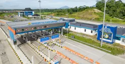 Salah satu pintu tol Serang-Pandeglang di Kabupaten Lebak. (Sumber: Dok. PT Wika)
