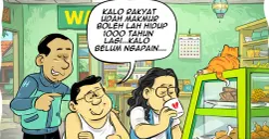 Obrolan warteg edisi Sabtu, 7 Februari 2026. (Sumber: Poskota/Arif Setiadi)