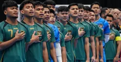 Timnas Indonesia berduel dengan Iran dalam Final Piala Asia Futsal di Indonesia Arena, Gelora, Tanah Abang, Jakarta Pusat, Sabtu, 7 Februari 2026. (Sumber: Poskota/Bilal Nugraha Ginanjar)