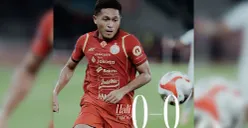 Hasil babal pertama Persija Jakarta vs Arema FC 0-0 dalam laga Super League 2026 di Stadion Utama Gelora Bung Karno, Minggu (8/2/2026). (Sumber: Instagram/@persija)