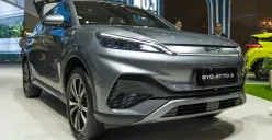 BYD menghadirkan mobil listrik ATTO 3 Advanced Plus di IIMS 2026, JIExpo, Kemayoran, Jakarta Pusat. (Sumber: Dok. BYD)