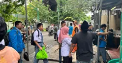 Lokasi kediaman korban kecelakaan diduga akibat jalan berlubang di kawasan Manggarai, Jakarta Selatan, Senin, 9 Februari 2026. (Sumber: Poskota/M Tegar Jihad)