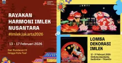 Jadwal Perayaan Imlek 2026 di Jakarta (Sumber: Instagram/@dkijakarta)