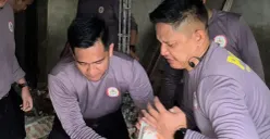 Mahasiswa STIK Lemdiklat Polri Angkatan ke-83 tergabung dalam Sindikat 7 menggelar kegiatan bakti sosial pascabanjir di Aceh Barat. (Sumber: Dok. Istimewa)