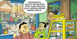 Obrolan warteg edisi hari ini, Selasa, 10 Februari 2026. (Sumber: Poskota/Arif Setiadi)