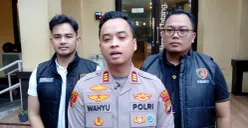 Kapolsek Tambora AKP Wahyu Hidayat, menjelaskan terkait kasus penganiayaan sopir. (Sumber: Polsek Tambora)