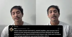 Korban dugaan pelecehan Mohan Hazian mengungkap adanya pesan dari pihak yang mengaku keluarga pelaku. Ia menolak pertemuan dan memilih fokus pada pendampingan hukum. (Sumber: Instagram/@mohanhazian)