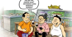 Obrolan warteg hari ini, Kamis, 12 Februari 2026. (Sumber: Poskota/Arif Setiadi)