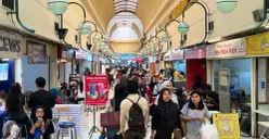 Suasana di Blok M Hub yang berada di kawasan Pasar Blok M, Kebayoran Baru, Jakarta Selatan, Kamis, 12 Februari 2026. (Sumber: Poskota/Pandi Ramedhan)