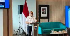 Sekretaris Daerah DKI Jakarta, Uus Kuswanto di kegiatan Balkoters Talk di Balai Kota DKI Jakarta, Rabu, 11 Februari 2026. (Sumber: Poskota/M Tegar Jihad)