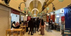 Suasana di Blok M Hub yang berada di kawasan Pasar Blok M, Kebayoran Baru, Jakarta Selatan, Kamis, 12 Februari 2026. (Sumber: Poskota/Pandi Ramedhan)