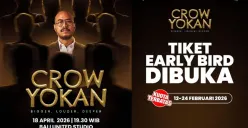 Show terbaru Pandji Pragiwaksono bertajuk CROWYOKAN hadir dengan konsep crowdwork tanpa skrip. (Sumber: Instagram/@comikaevent)