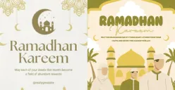 Contoh desain poster Ramadhan 2026 (Sumber: Canva)