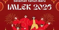 Download poster Tahun Baru Imlek 2026. (Sumber: Canva)