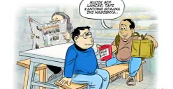 Obrolan warteg hari ini, Sabtu, 14 Februari 2026. (Sumber: Poskota/Arif Setiadi)