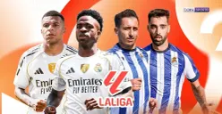 Jadwal pertandingan Real Madrid vs Real Sociedad di Liga Spanyol pekan ke-24 2025/2026. (Sumber: Vidio.com)