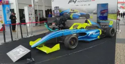 Mobil F4 Indonesia diperkenalkan di pameran otomotif IIMS 2026. (Sumber: Poskota/Dimas Prassetyo)