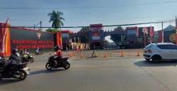 Mako Brimob Kelapa Dua Kota Depok, di Jalan Komjen M Jasin, Kelapa Dua, Cimanggis Kota Depok. (Sumber: Poskota/Angga Pahlevi)