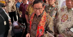 Gubernur Jakarta Pramono Anung di Senen, Jakarta Pusat, Sabtu, 14 Februari 2026. (Sumber: Poskota/M Tegar Jihad)