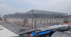 Pembangunan Pasar Leuwiliang yang bakal dilengkapi fasilitas hiburan seperti bioskop dan bakal rampung pada Desember 2026 mendatang. (Sumber: Dok. Pemkab Bogor)