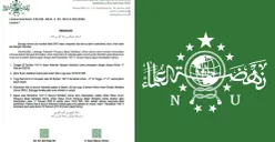Surat resmi Lembaga Falakiyah PBNU berisi ringkasan astronomis penetapan awal Ramadhan 1447 H yang diperkirakan jatuh pada 19 Februari 2026. (Sumber: Dok/PBNU)