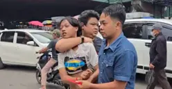 Pengamanan juru parkir di kawasan Pasar Tanah Abang yang melakukan pungutan liar (pungli). (Sumber: YouTube/bangranistones)