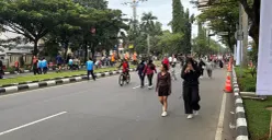 Ilustrasi, CFD Tegar Beriman dihentikan selama Ramadhan. (Sumber: Poskota/Giffar Rivana)