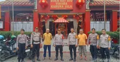 Ribuan personel Polda Metro Jaya disiagakan dalam pengamanan perayaan Imlek 2026. (Sumber: Dok. Humas Polri)