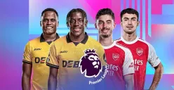 Jadwal dan live streaming Wolves vs Arsenal di Liga Inggris 2025/2026. (Sumber: Vidio.com)