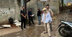 Anggota DPRD Jakarta, Jamilah Abdul Gani saat meninjau permukiman di RW 08 Kelurahan Kedo di kawasan Kebon Jeruk, Jakarta Barat. (Sumber: Dok. Istimewa)