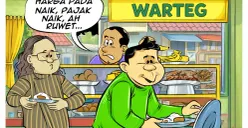 Obrolan warteg hari ini, Jumat, 20 Februari 2026. (Sumber: Poskota/Arif Setiadi)