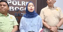 Kasat PPA-PPO Polres Bogor AKP Silfi Adi Putri telah menetapkan tersangka kepada OAP, 37 tahun karena kasus penganiayaan ART. (Sumber: Poskota/Giffar Rivana)