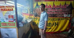 Rekomendasi kuliner Ramadhan, Sate Padang Pariaman Mak Andah. (Sumber: Poskota/Angga Pahlevi)