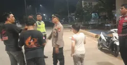 Pihak kepolisian di wilayah Cinere, Depok melakukan patroli guna antisipasi tawuran dan aksi kejahatan selama Ramadhan. (Sumber: Polsek Cinere)