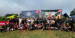 Sebanyak 70 biker yang tergabung dalam Asosiasi Honda Jakarta mengikuti Bikers Fun Motour Camp 2026. (Sumber: WMS)