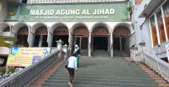 Jejak sejarah Masjid Agung Al-Jihad Ciputat, Tangerang Selatan. (Sumber: Ali Mansur)