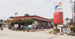 SPBU di kawasan Cikabon, Kecamatan Parungpanjang, Kabupaten Bogor yang sempat jual Pertalite tercampur air. (Sumber: Pertamina)