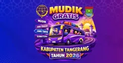 Ilustrasi program mudik gratis 2026 Pemkab Tangerang. (Sumber: Instagram/@dishubkabtang)