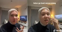 Cut Rizki Vhonsana, beauty influencer yang viral usai pernyataannya tentang sahur menuai respons publik. (Sumber: Threads/@uptodatenetizen)