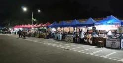 Salah satu lokasi pusat takjil di wilayah Tangerang. (Sumber: Poskota/ Veronica)