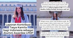 Tasya Kamila buka kontribusi LPDP di tengah kasus viral Dwi Sasetyaningtyas. (Sumber: Instagram/@tasyakamila)