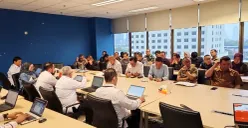 Rapat Pemkab Bogor bersama KPK saat membahas pendampingan proyek stategis. (Sumber: Pemkab Bogor)