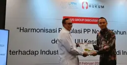 Kegiatan diskusi 'Harmonisasi Regulasi PP Nomor 28 Tahun 2024 dengan Undang-Undang Kesehatan terhadap Industri Produk Tembakau di Indonesia'. (Sumber: Istimewa)
